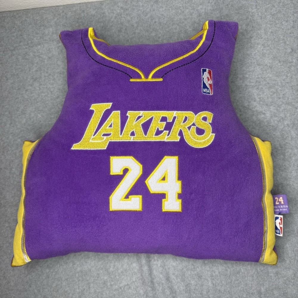 NBA Laker Kobe Bryant Jersey Shape Throw Pillow Room Decor 24‎ Collectible